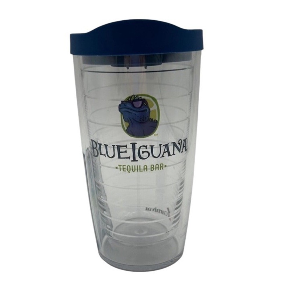 Tervis Carnival Cruise BlueIguana Tequila Bar‎ Tumbler 16oz w/ Lid Insulated Cup